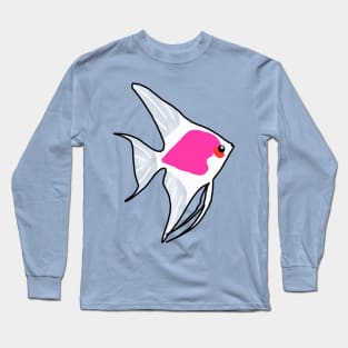Pink Angelfish Long Sleeve T-Shirt